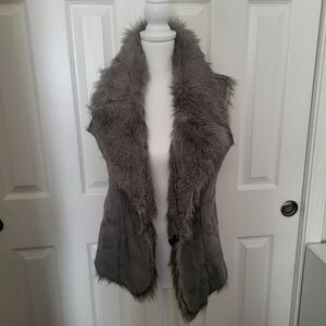 Faux Fur reversible vest